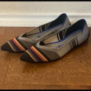 Rothy’s The Point Inverse Stripe Size 8.5